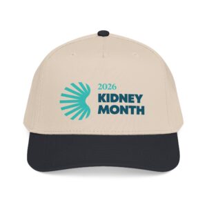 Kidney Month 2026 Awareness Structured Snapback Cap